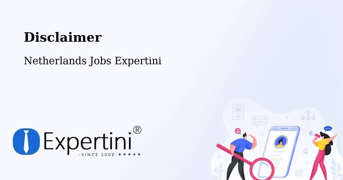 Disclaimer – Langweer - Netherlands Jobs Expertini